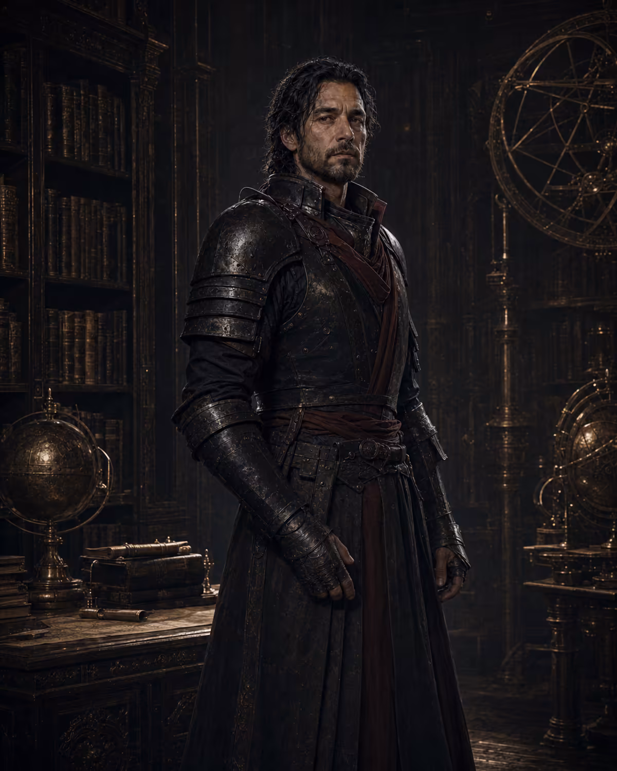 Portrait of Aurel, disciplined soldier of the Iron Vanguard