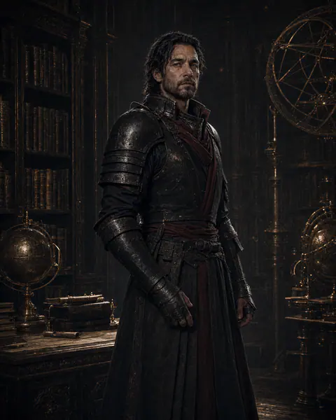 Portrait of Aurel, disciplined soldier of the Iron Vanguard