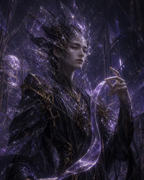 Portrait of Weaver-07, Dreams-aligned entity of the Glass Labyrinth