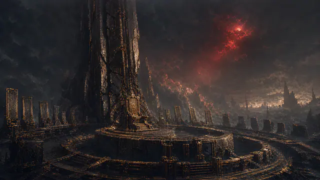 The War Throne forged around the first scream of a broken world